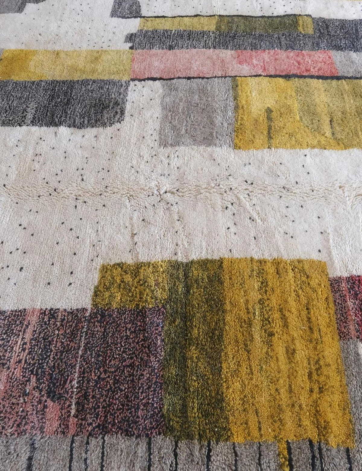 BERBERTEPPICH aus Marokko aus reiner Wolle 200x 300 cm - Multicolor, Naturmaterialien (200/300cm) - AFK Living