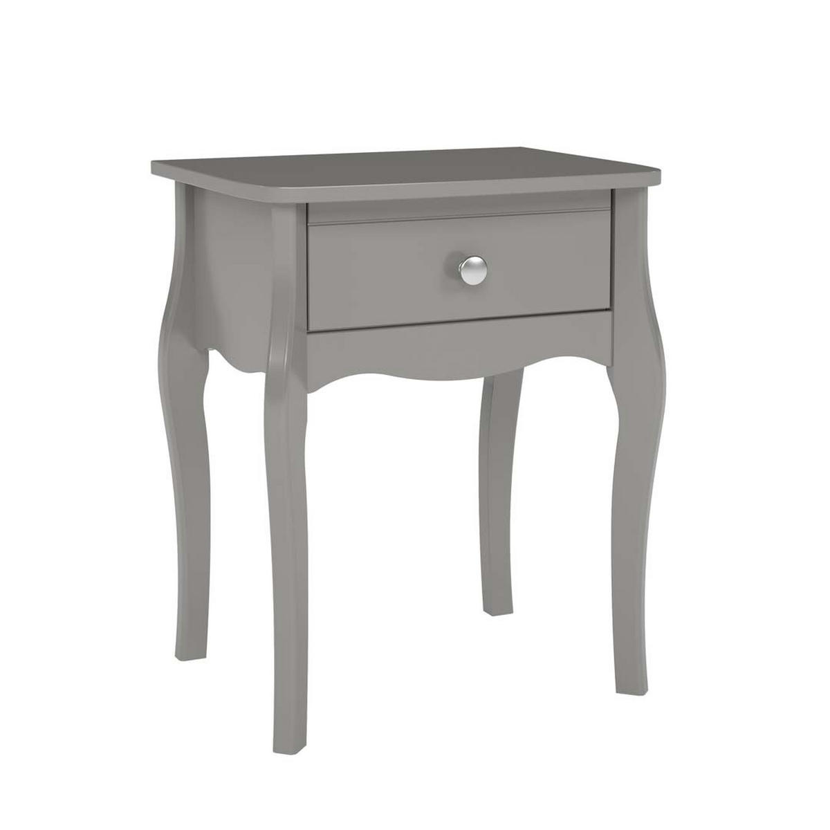 NACHTTISCH 2er-SET Baroque Grau lackiert 45/35/55 cm - Grau, Holzwerkstoff (45/55/35cm) - ebuy24