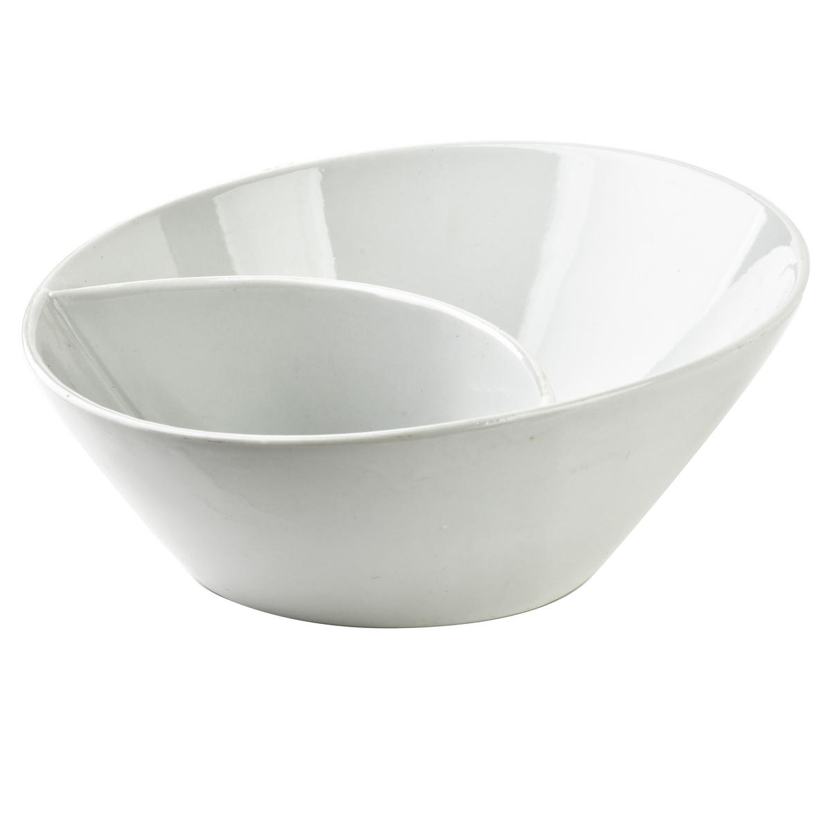 SCHALE Basic weiß 20,5/20,5/9,5 cm Porzellan - Weiß, Keramik (25.5/20.5/9.5cm) - Mondex