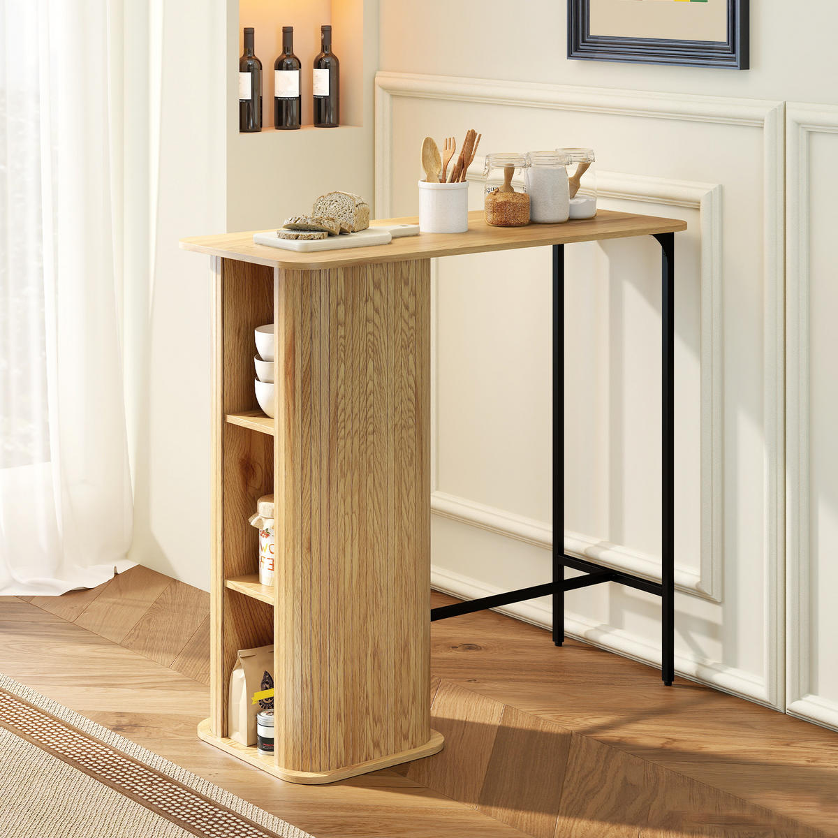 BARTISCH Naturholz 1 Stück - Beige, Kunststoff (112/50/106cm) - GiPP