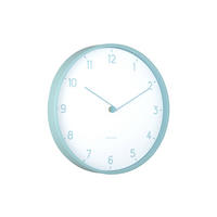 WANDUHR Sencillez Ø30 cm - Blau, Kunststoff (30/4/30cm) - Karlsson