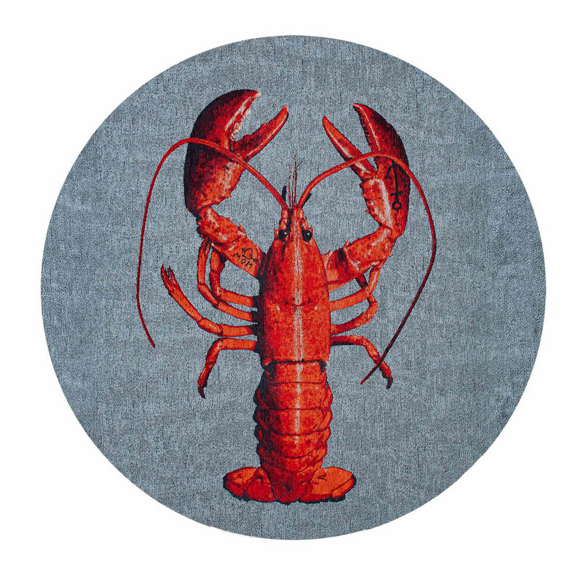 TEPPICH Steam Red Pop 240/240 cm - Grau, Textil (240/240cm) - Louis De Poortere