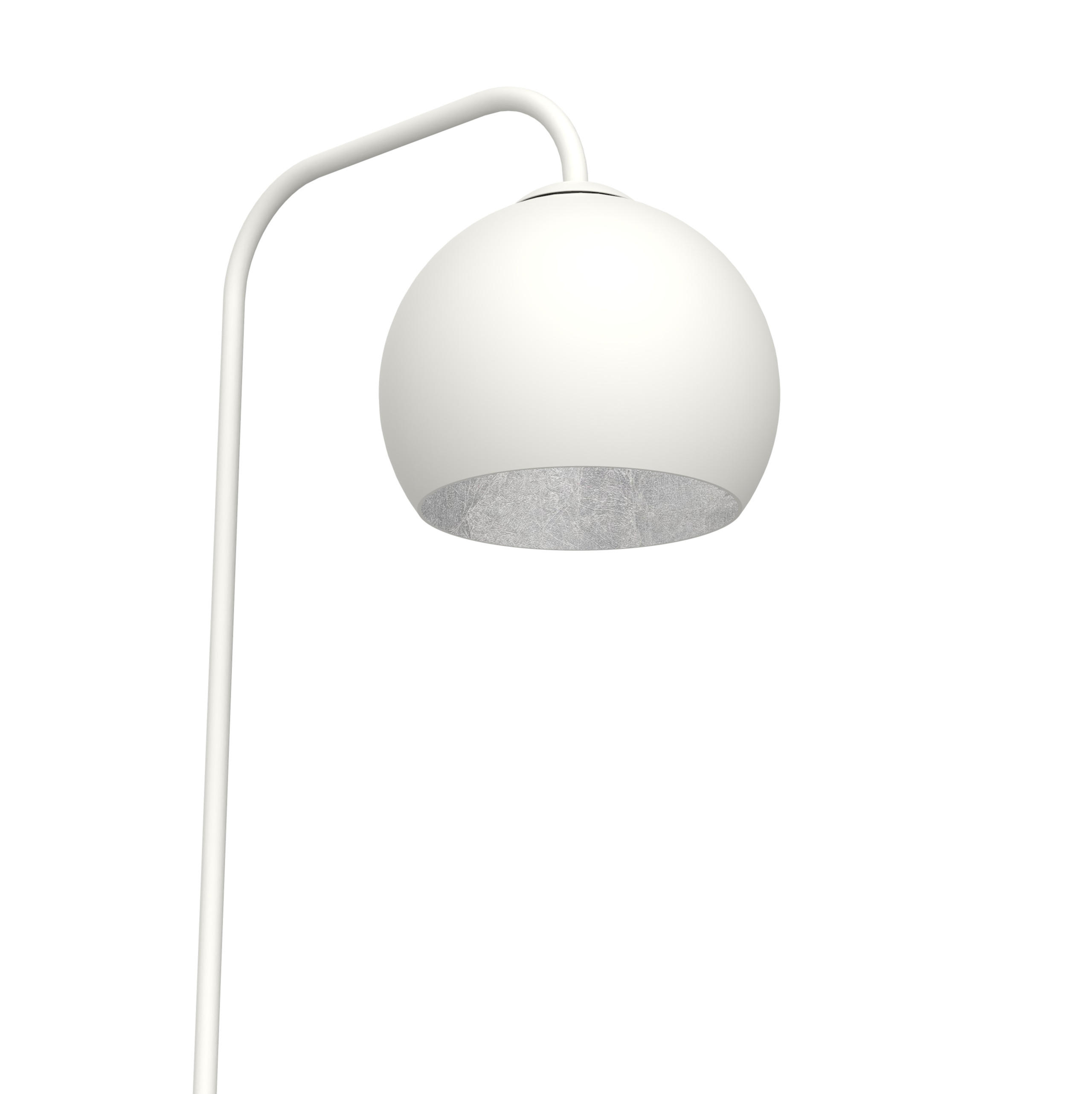 STEHLEUCHTE Joe - Weiß, Metall (40/65/170cm) - Lumicom