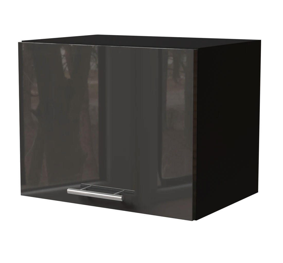 Feldmann-Wohnen Klapphängeschrank Graphit, Schwarz 45x36x32.5 cm