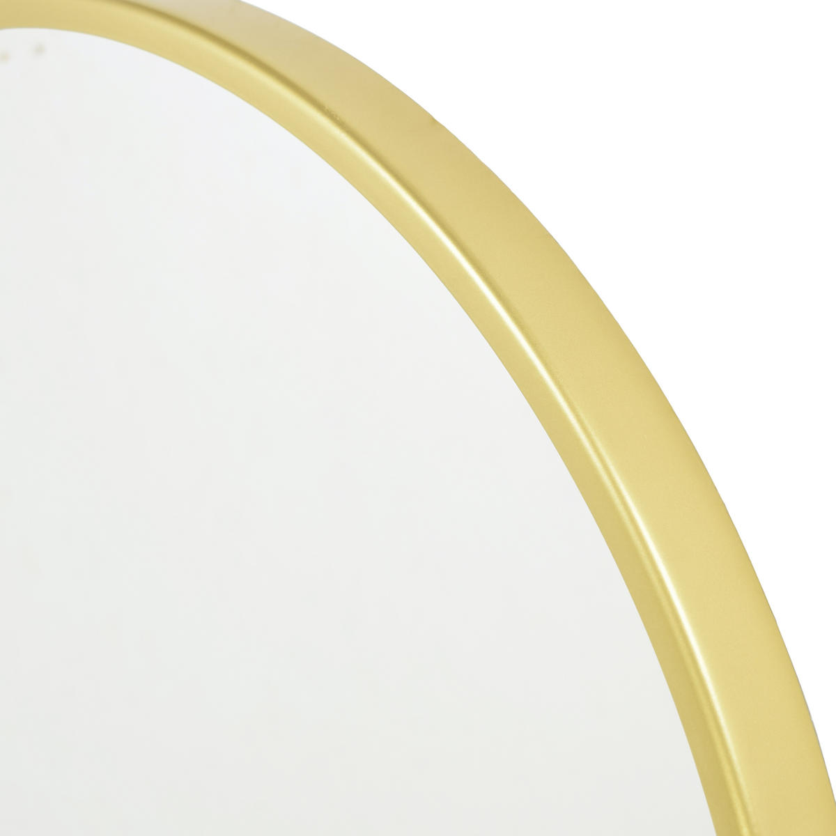 WANDSPIEGEL Rund Gold - Goldfarben, Metall (60/60/4cm) - LOFT42