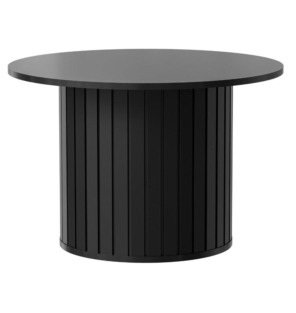 Feldmann-Wohnen Couchtisch Schwarz 70x46x70 cm