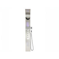 DUSCHSÄULE - 20 cmcm x 20 cmcm - Metall, Metall - Silberfarben - FELICITA - Silberfarben, Metall (20/165/20cm) - Vente-Unique