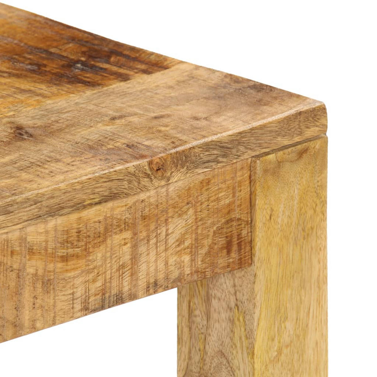 COUCHTISCH 80x80x40 cm Massivholz Mango - Braun, Holzwerkstoff (80/80/40cm) - furnicato