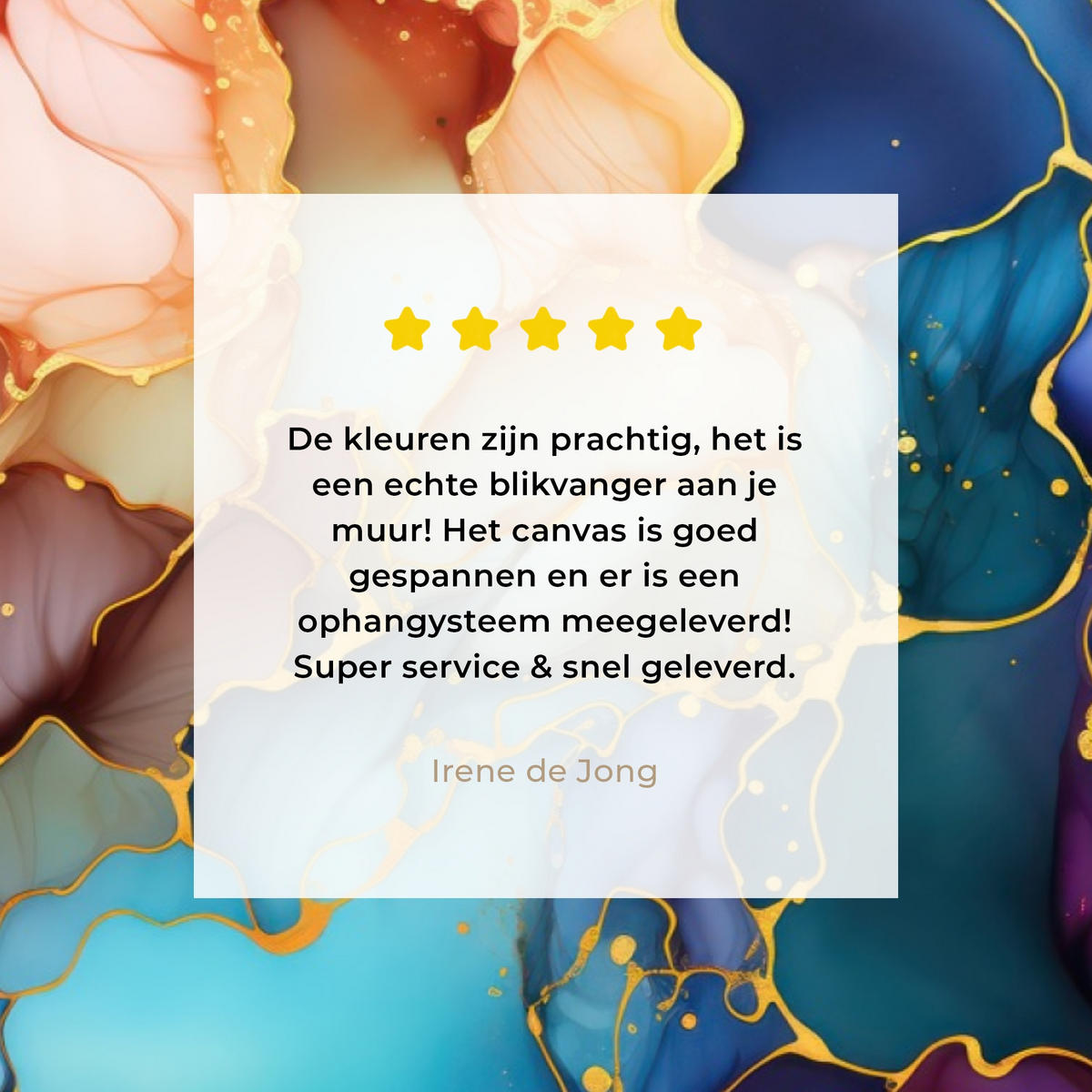 LEINWANDBILD Marmor - Bunt - Abstrakt Wandbild 40x30 cm - Multicolor, Textil (40/30cm) - MuchoWow