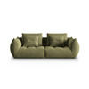 SOFA modular Bloom aus Samt hellgrün 3 Sitzplätze - Hellgrün, Textil (106/95/232cm) - Micadoni