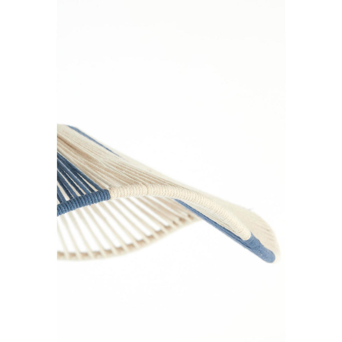 HÄNGELAMPE Rafa Blau 50/50/12 cm - Blau, Textil (50/50/12cm) - Light & Living