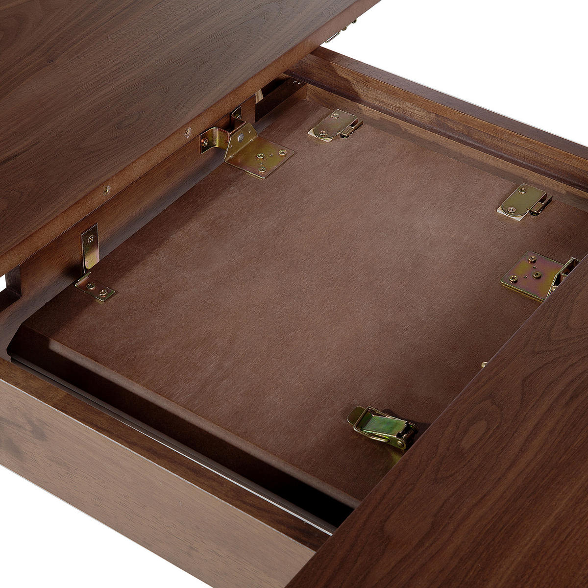 ESSTISCH 120-150/75/75 cm Dunkelbraun Rechteckig Madox - Dunkelbraun, Holzwerkstoff (150/75/75cm) - Beliani