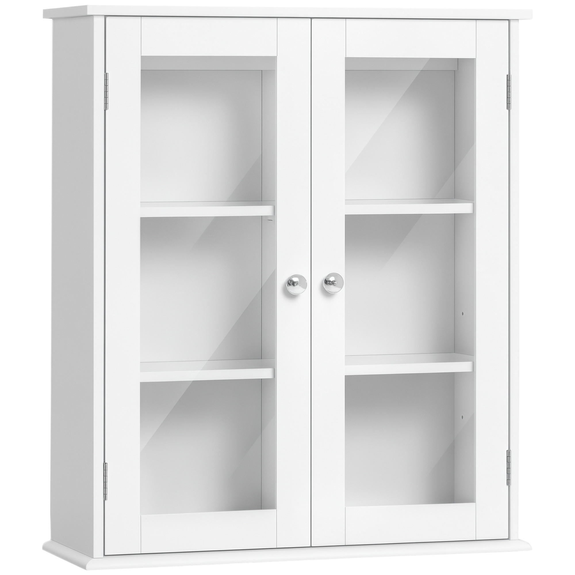 HÄNGESCHRANK Weiß 1 Stück - Weiß, Kunststoff (55/65/20cm) - GiPP
