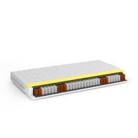 FEDERKERNMATRATZE LUNO Weiß 160x200x18 cm - Weiß, Textil - FURNLUX