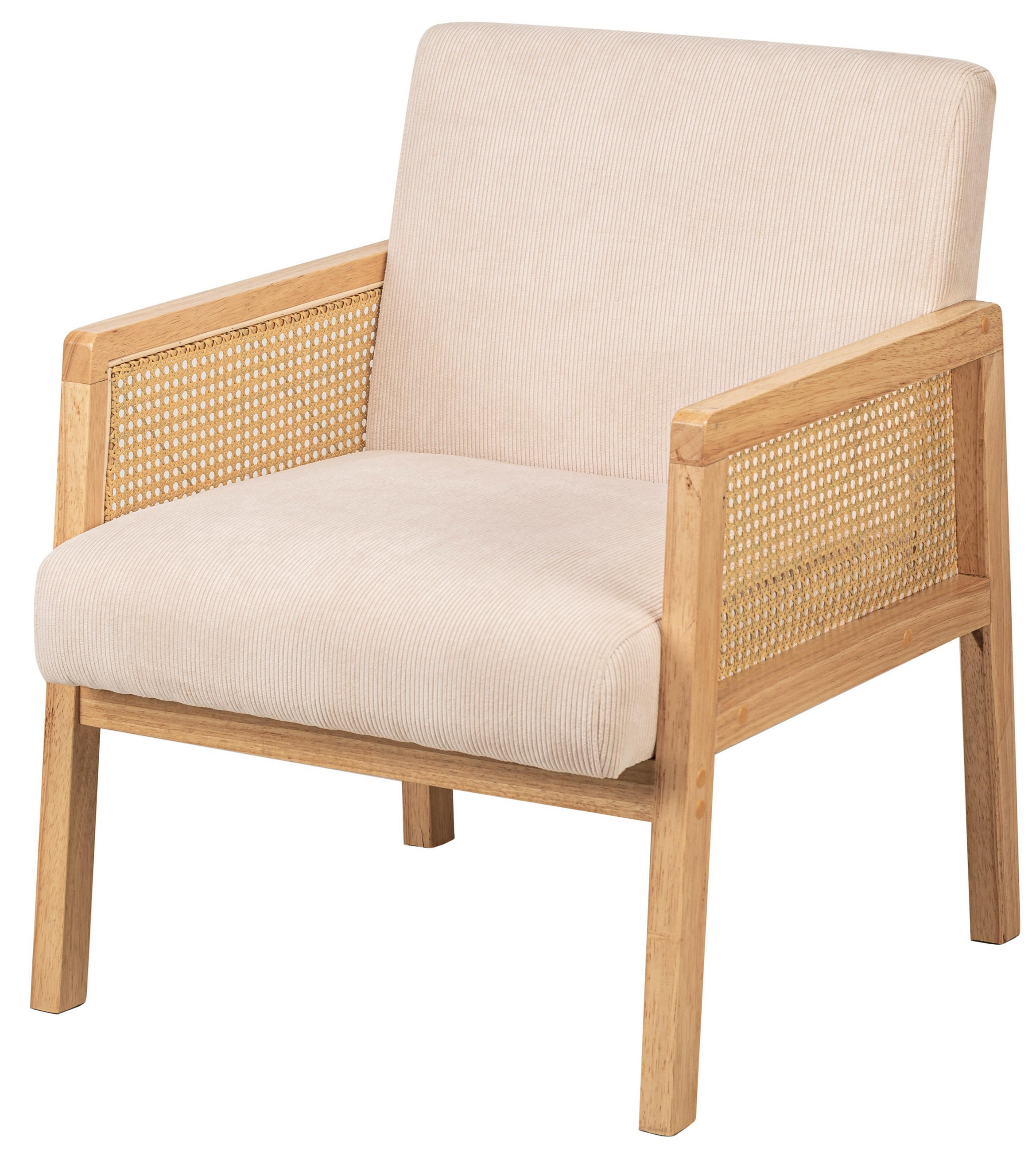SESSEL Holz Beige - Beige, Holz (60/76/64cm) - Nordlys