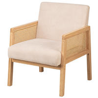 SESSEL Holz Beige - Beige, Holz (60/76/64cm) - Nordlys