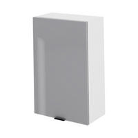 HÄNGESCHRANK – 60 cm – Lunara – Grau Hochglanz - Grau, Holzwerkstoff (60/92/30cm) - hi-markt