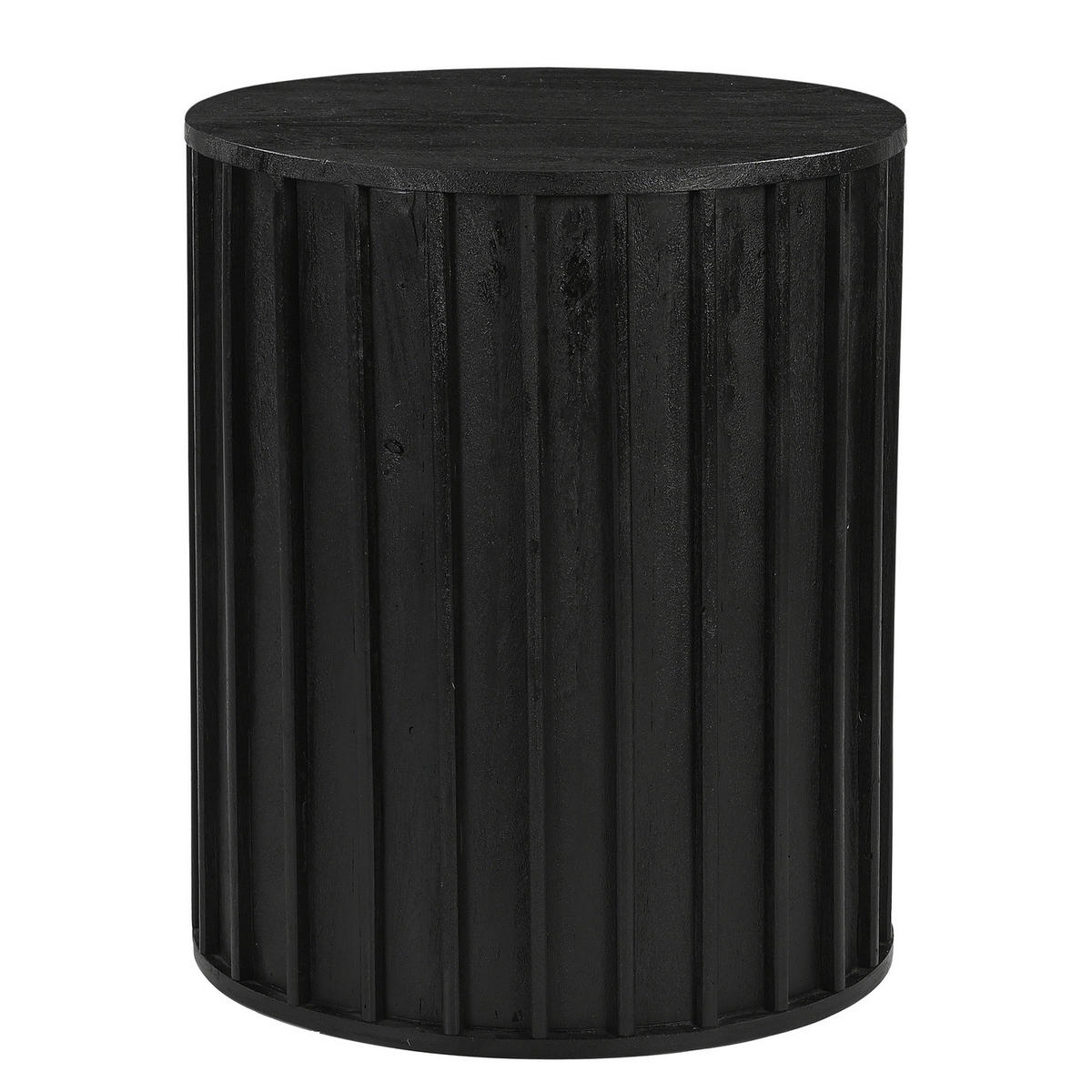 COUCHTISCH - Akazie massiv - Schwarz/Akaziefarben, Holz (50/50/60cm) - home24