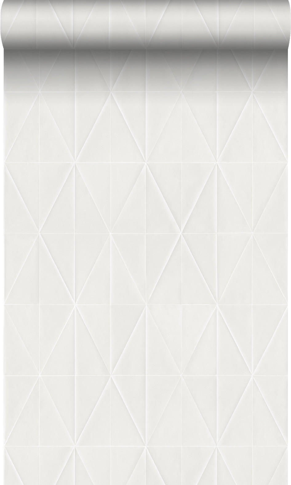 TAPETE grafische Form 53 cm x 10.05 m - Weiß, Papier (53/1000cm) - Origin Wallcoverings
