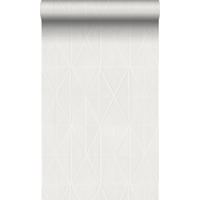 TAPETE grafische Form 53 cm x 10.05 m - Weiß, Papier (53/1000cm) - Origin Wallcoverings