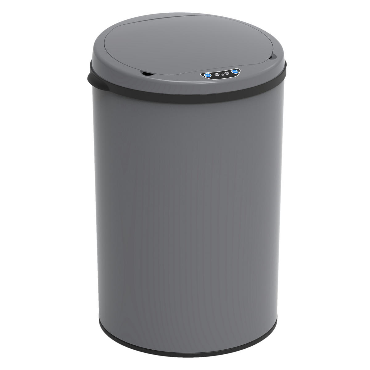 SENSORMÜLLEIMER 30L - Grau, Metall (32/51/32cm) - SVITA