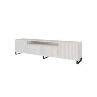 LOWBOARD KITO-S 200x53x41 cm - Weiß - Schwarz/Weiß, Holzwerkstoff (200/53/41cm) - ALTDECOR