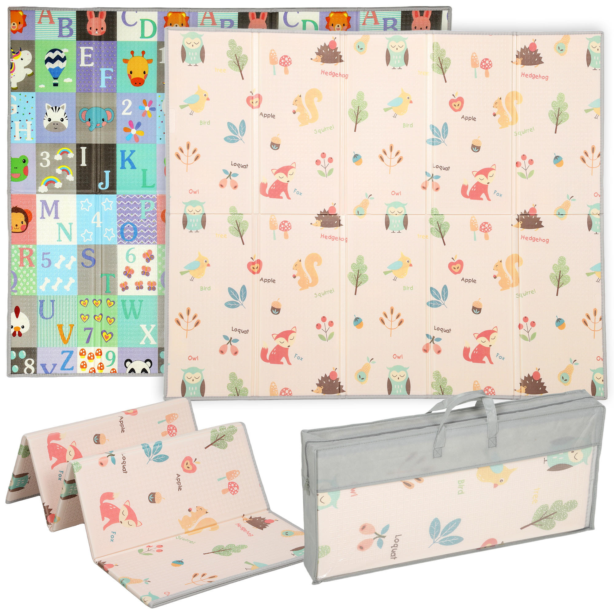 SPIELMATTE DE-18923 faltbar, 180x150 cm Multicolor - Multicolor, Kunststoff (150/180cm) - ComfortXL