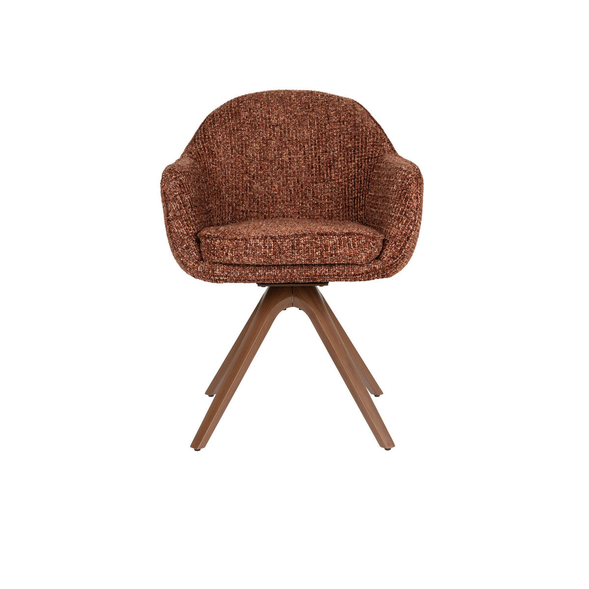 ESSZIMMERSTÜHLE Batoul Armleuning Terra/ Rood - 2 er Set - Rot, Kunststoff (61/82/62cm) - Housecraft Living