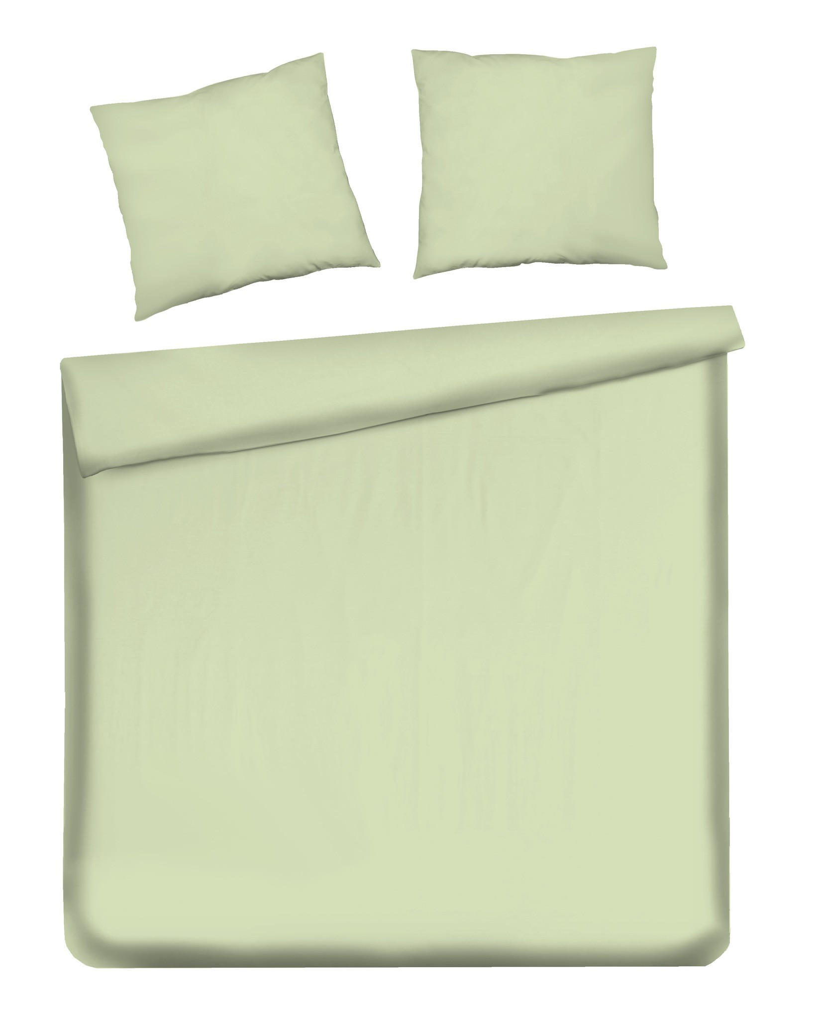 BETTWÄSCHE Satinette - Hellgrün, Textil (200/220cm) - home&you