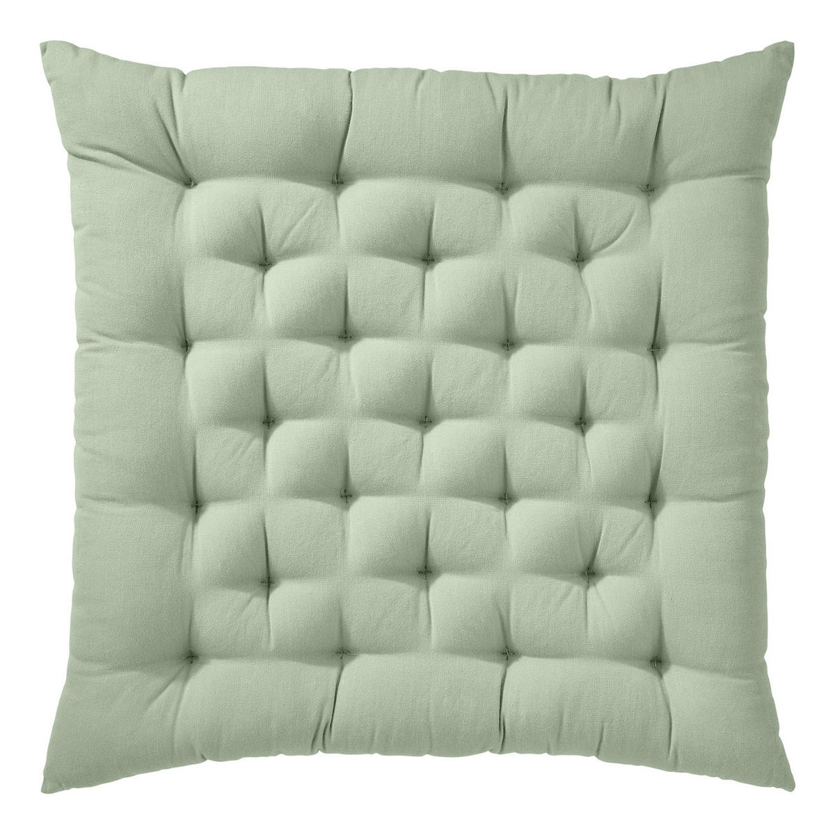 FUTONKISSEN Solid 42x42 cm - Salbeigrün, Textil (42/42cm) - Butlers
