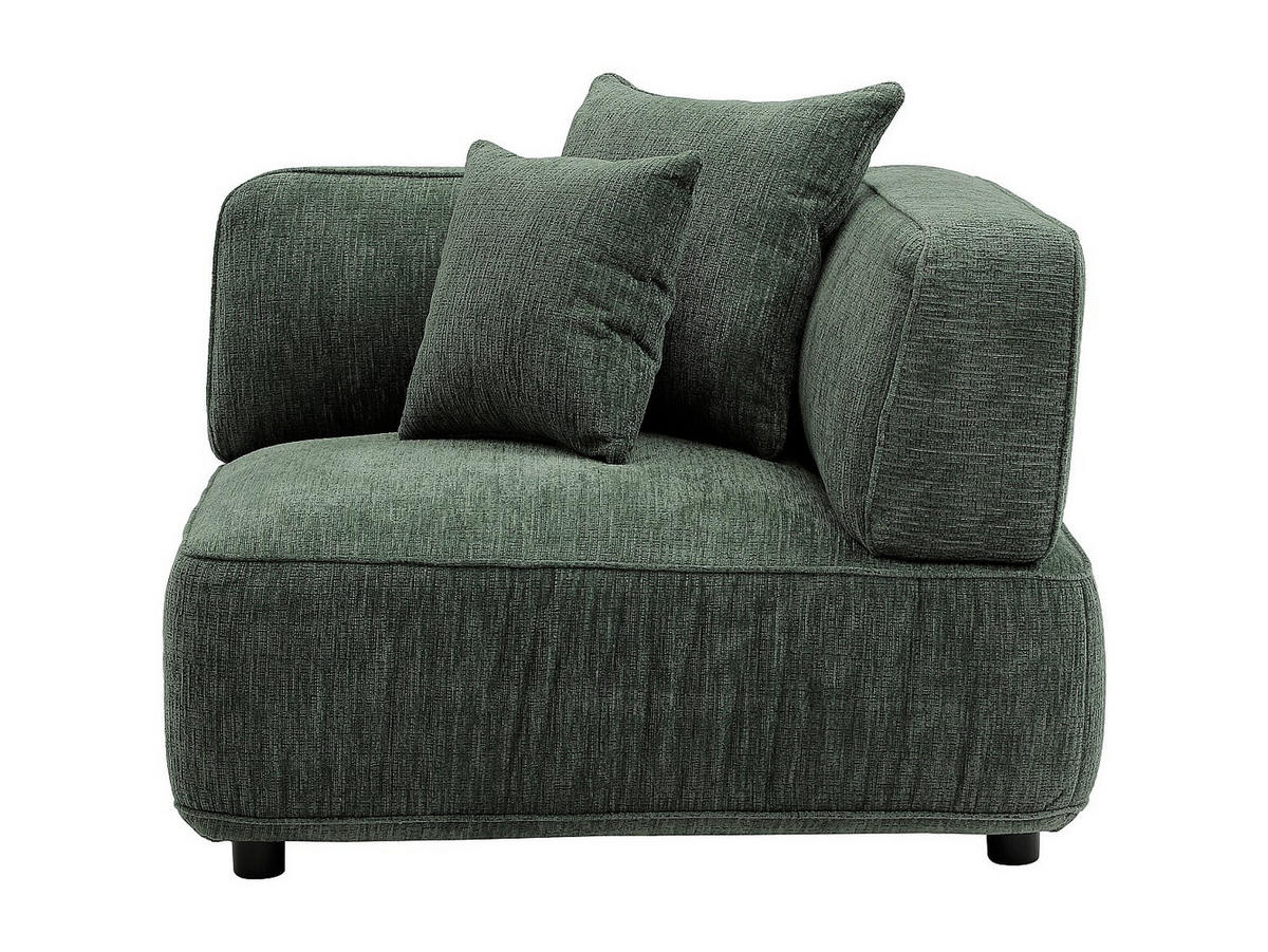 SESSEL mit gerader Rückenlehne - 1 Person - stoff - grün Lelaco - Grün, Textil (102/74/102cm) - Vente-Unique