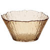 SCHALE dekorativ Ø 16 cm - Bernsteinfarben, Glas (16/8cm) - Vivalto