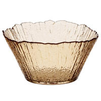 SCHALE dekorativ Ø 16 cm - Bernsteinfarben, Glas (16/8cm) - Vivalto