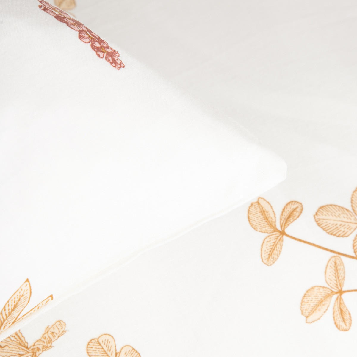 BETTWÄSCHE Vittoria Baumwolle 220/200 cm - Ecru, Textil (220/200cm) - Homla