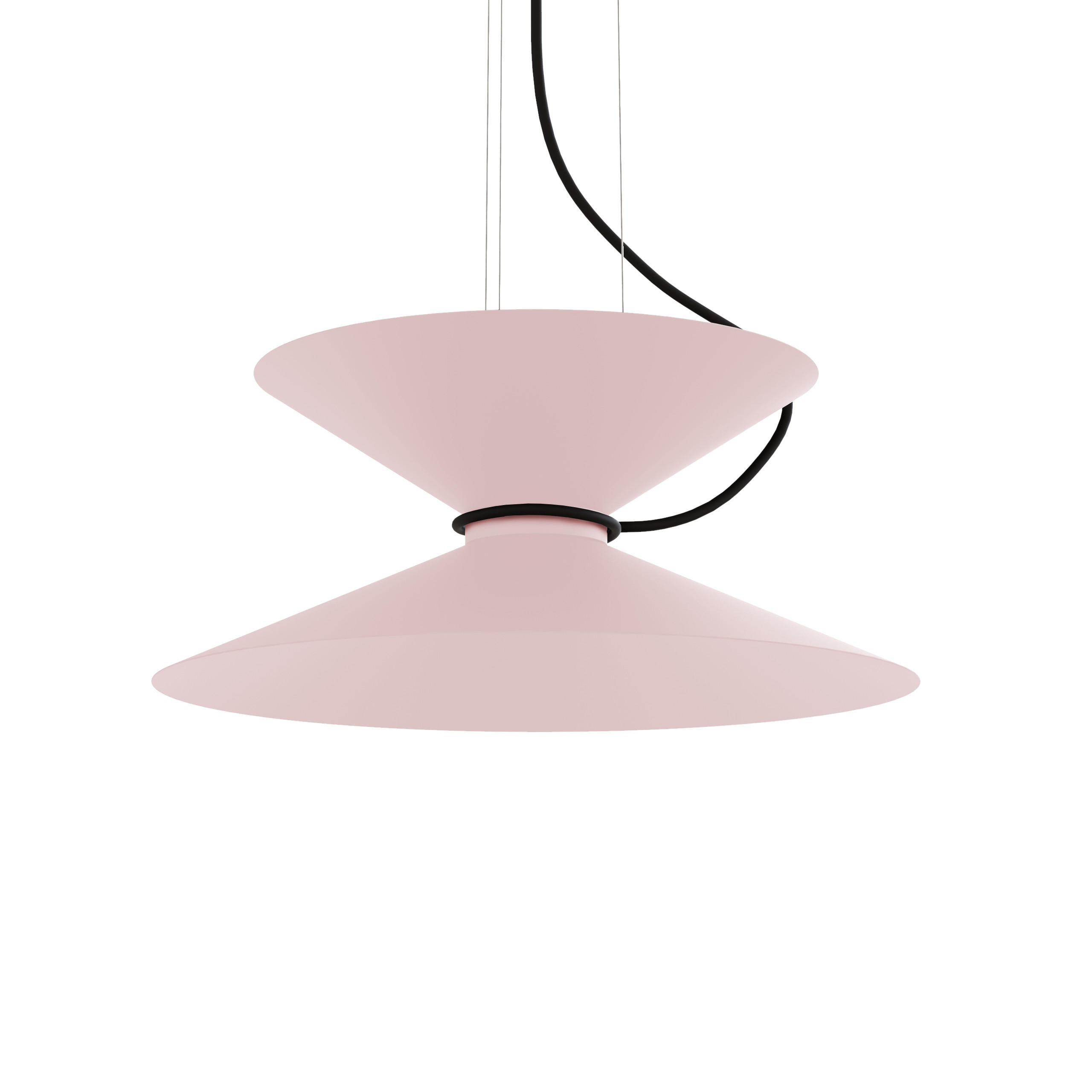 Lumicom Hängeleuchte Pink 40x20x40 cm