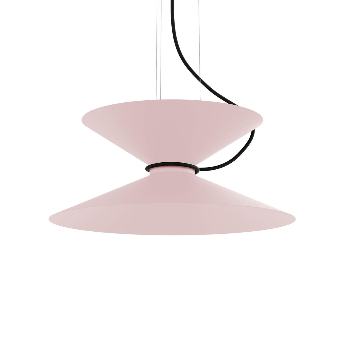 HÄNGELEUCHTE - Pink, Metall (40/40/20cm) - Lumicom