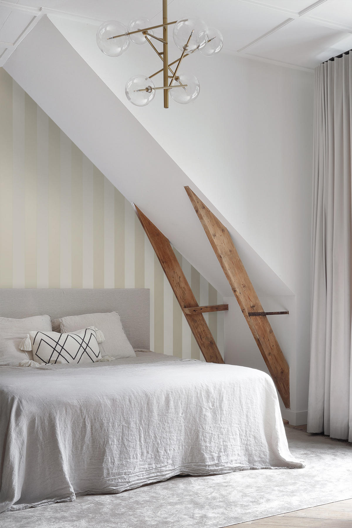 TAPETE Streifen 53 cm x 10.05 m - Braun, Papier (53/1000cm) - Origin Wallcoverings