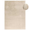 KURZFLOR-TEPPICH Waves 503 Beige 120x170 cm - Beige, Textil (120/170cm) - carpet city