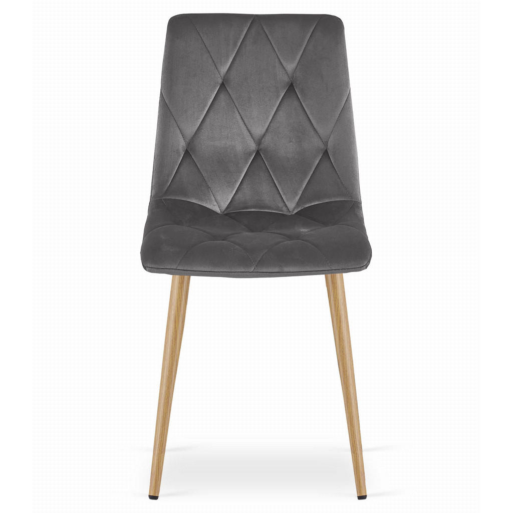 Thumbnail - Komodee Stuhl, Hellgrau, Textil, 54x88x60 cm, Esszimmer, Stühle, Esszimmerstühle, Vierfußstühle