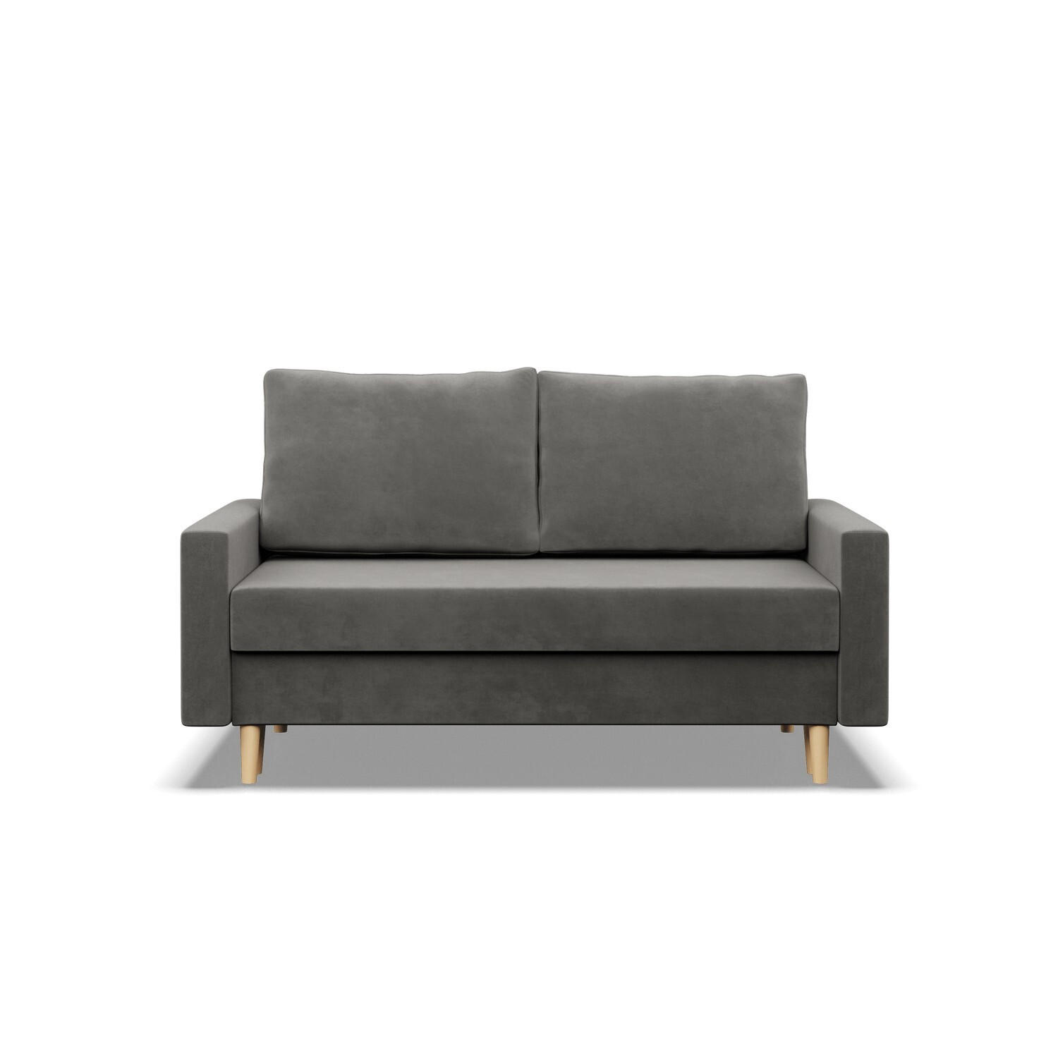 SOFA Blank hellgrau 152/92/92 - Hellgrau, Textil (152/92/92cm) - SIMKAM Furniture