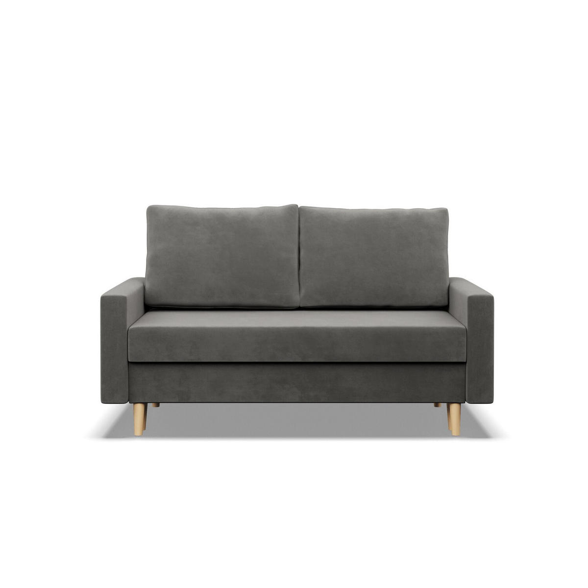 SOFA Blank hellgrau 152/92/92 - Hellgrau, Textil (152/92/92cm) - SIMKAM Furniture