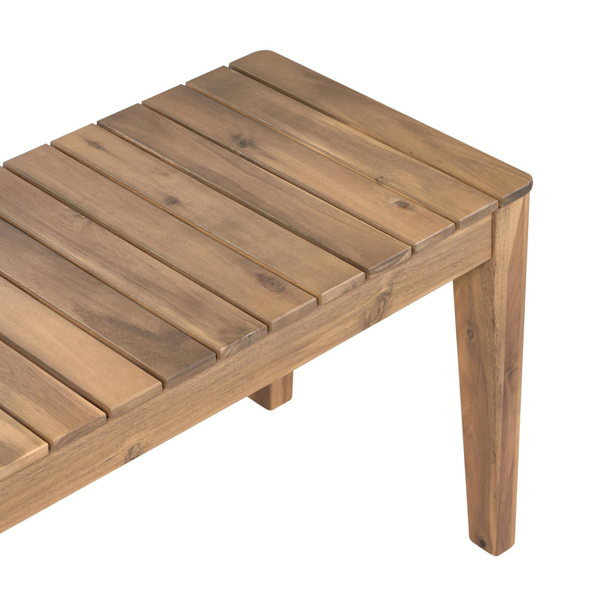 ZAHRADNÍ LAVICE 155 cm certifikovaná Akáciové dřevo Světle hnědá Chioggia - hnědá/světle hnědá, dřevo (155/46/40cm) - Beliani