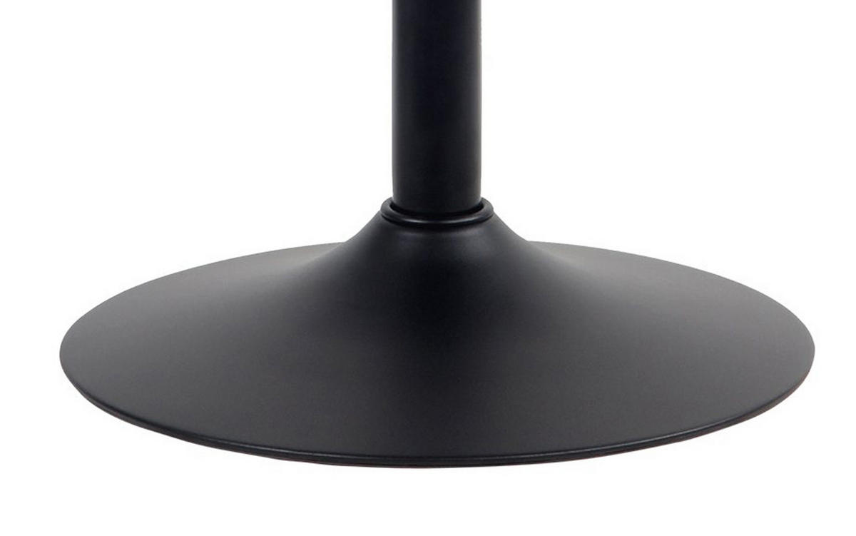 BARHOCKER Emil Samt dunkelgrau - Schwarz/Grau, Textil/Metall (48/107/54cm) - TPFLiving