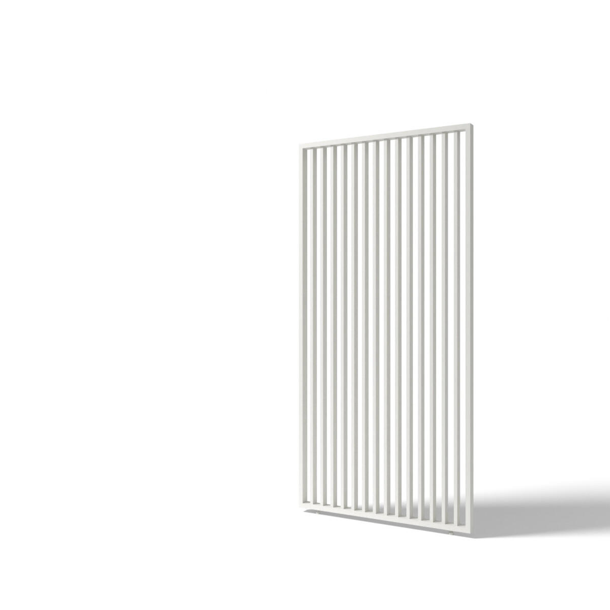 PERGOLINE Vertikale Lamellenwand Paneel 113 cm Zubehör für Trumpf und Superior Pergola Aluminium Weiß - Weiß, Metall (6/235/113cm) - PergoLine