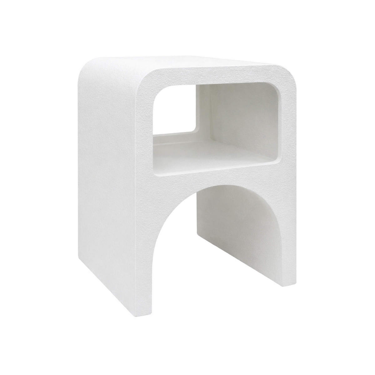 NACHTTISCH Seraphina 30/41.5/55.5 cm - Weiß, Holzwerkstoff (41.5/55.5/30cm) - Mobili Rebecca