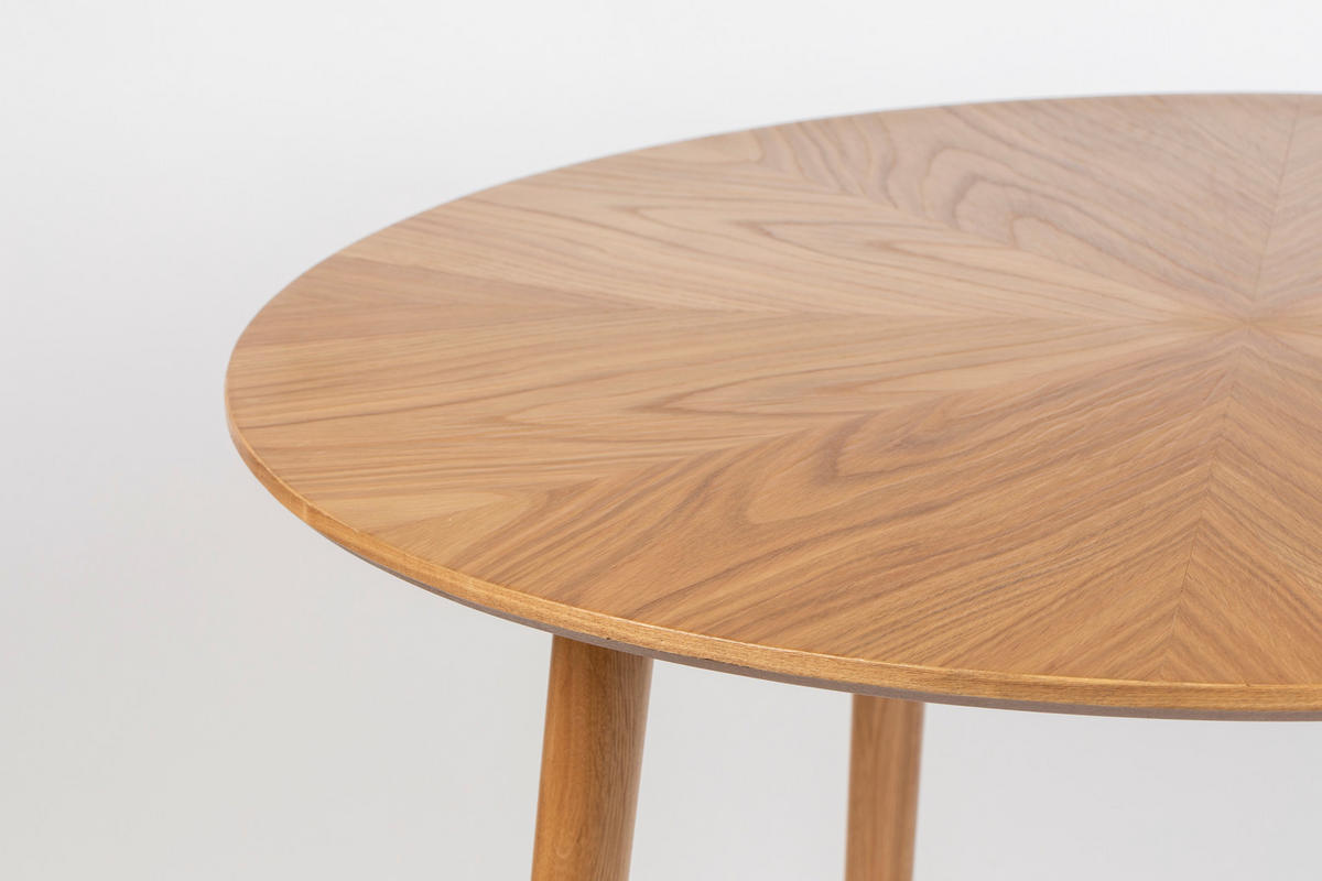 ESSTISCH Fabio - Braun - 100/100/75 cm - Braun, Holz (100/100/75cm)