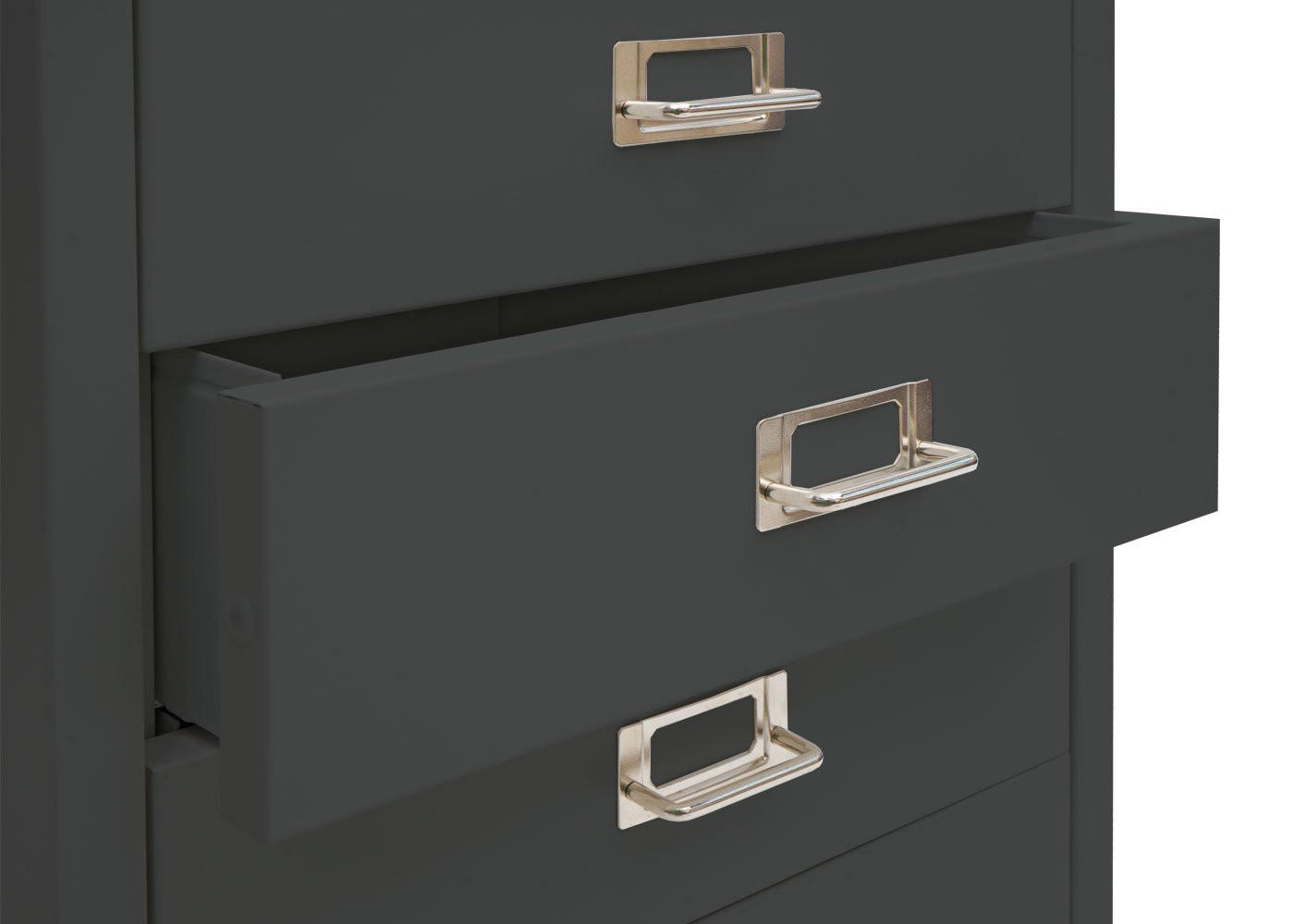 Thumbnail - Proregal Rollcontainer, Dunkelgrau, Metall, 4 Schubladen, 40x55x41 cm, Arbeitszimmer, Container