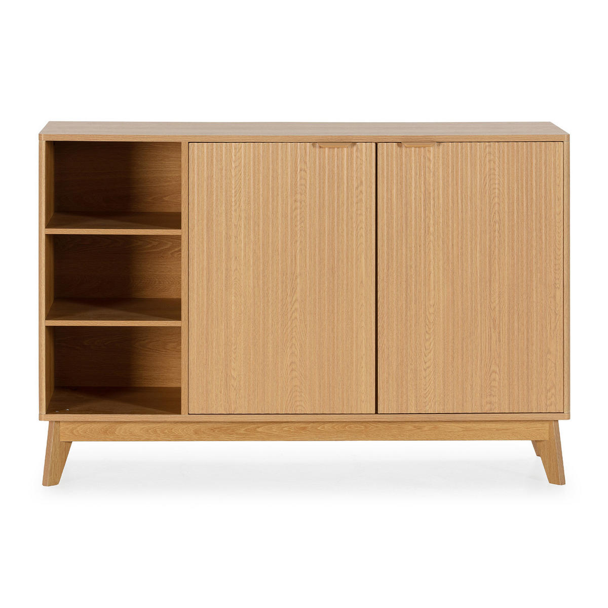SIDEBOARD Oporto 2 türen Eichenfarbe - Honigeiche, Holzwerkstoff (120/80/40cm)