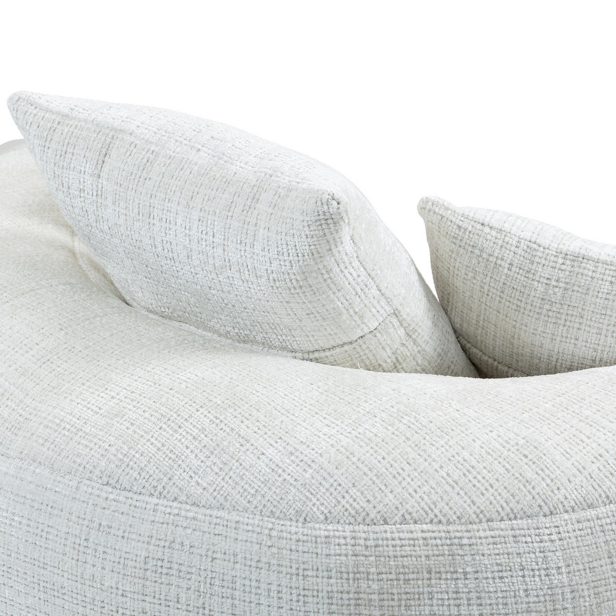 SESSEL 108/52/108 cm Beige aus Chenille mit Armlehnen - Beige, Textil (108/52/108cm) - OKMYHOME