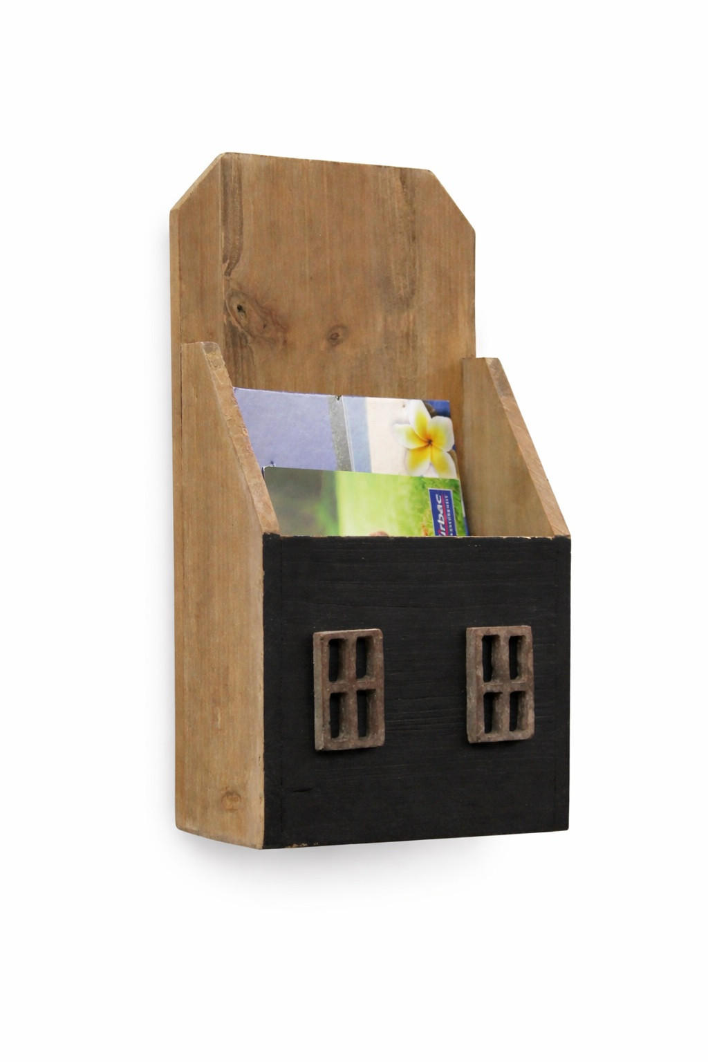 WANDREGAL Holz 14/7,5/27 cm - Braun, Holz (14/27/7.5cm) - DanDiBo